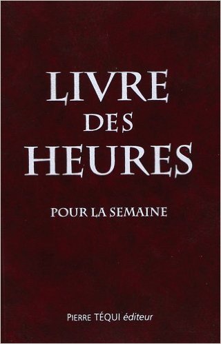 Livre des heures pour la semaine Couverture du livre